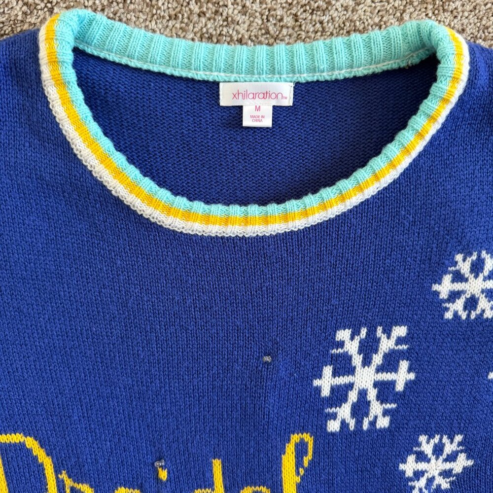 XHILARATION Blue Hanukkah Holiday Dreidel Snowfla… - image 5